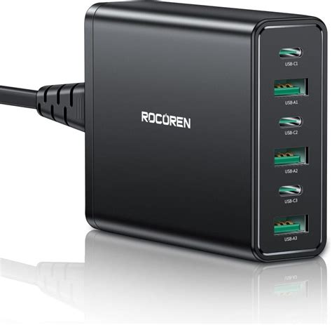 Amazon Rocoren Usb C Und Usb A Pd Qc Pps Port Schnellladeger T