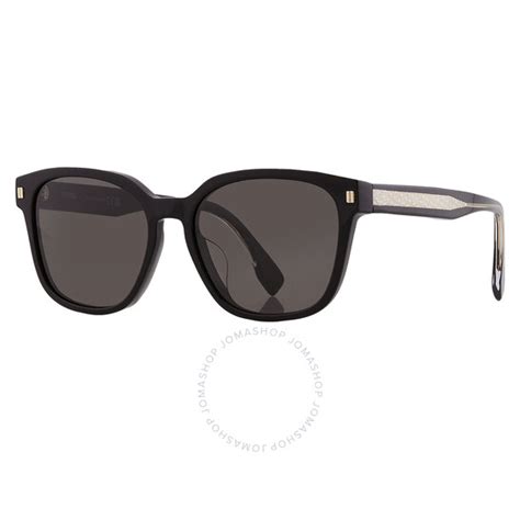 Fendi Smoke Square Mens Sunglasses Fe40001u 01a 55 192337086632 Sunglasses Jomashop