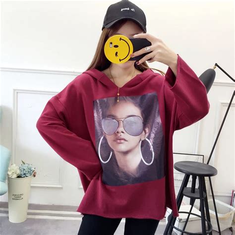 2018 Hoodies Autumn And Winter Loaded Large Size Loose Clothes Thin