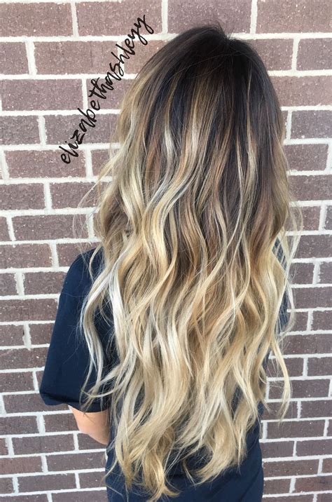 Low Maintenance Balayage Brunette Balayage Blonde Balayage Elizabethashleyy Hair Styles