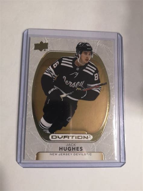 Upper Deck Ovation Gold Foil Jack Hughes Kaufen Auf Ricardo