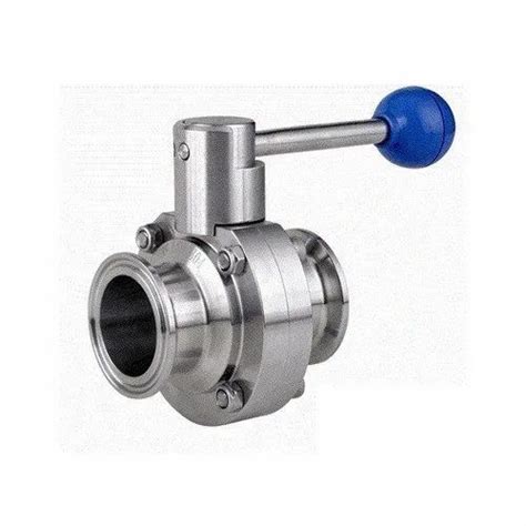 Sanitary Stainless Steel Butterfly Valve Tc End At Rs Pipe