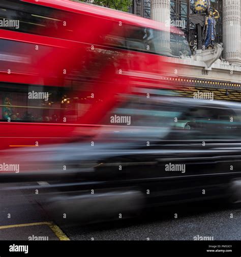 Red Double Decker London Bus Black Hi Res Stock Photography And Images