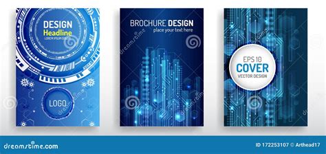 Technology Modern Brochure Templates Science And Innovation Hi Tech