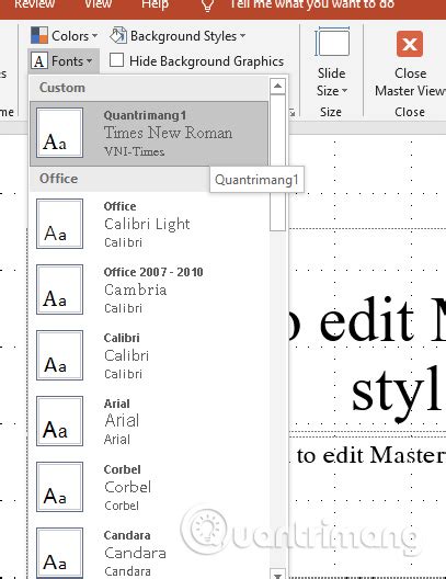 How To Change The Default Font In Powerpoint