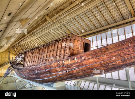 The Khufu Ship Giza Solar Boat Museum Great Pyramids Of Giza UNESCO