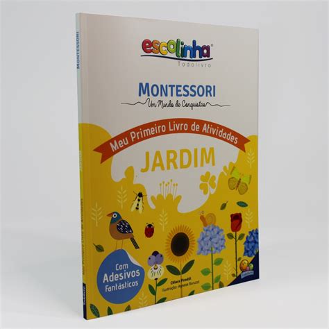 Meu Primeiro Livro De Atividades Jardim Escolinha Montessori