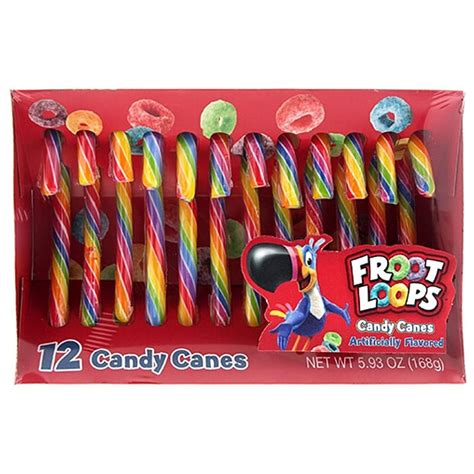 Galerie Kelloggs Froot Loops Candy Canes 593 Ounces