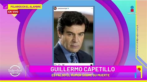 Falso El Rumor De La Muerte De Guillermo Capetillo Que Expandi Pepillo