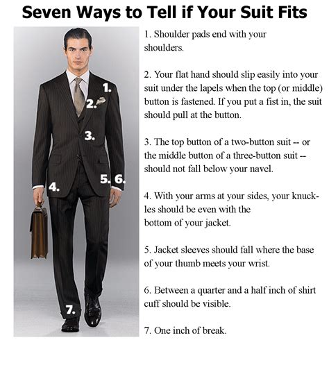 7 Ways To Tell If Your Suit Fits Business Professional Attire Mens