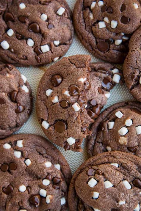 Hot Chocolate Cookies • Love From The Oven