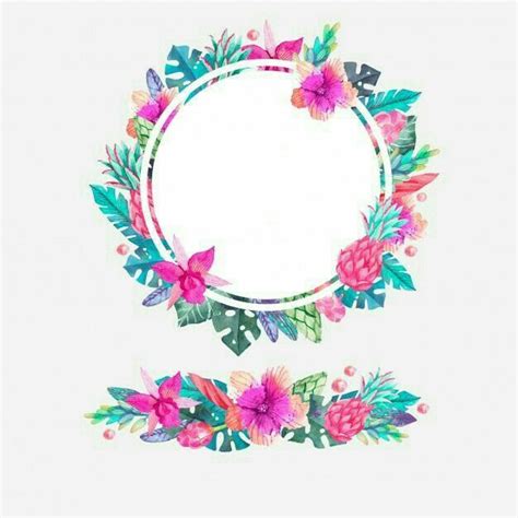 Plantillas De Flores Defloresonline Floral Border Design