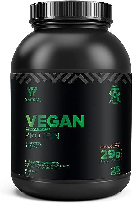 YAOCA proteína vegetal en polvo 1 Kg 25 servicios Suplemento