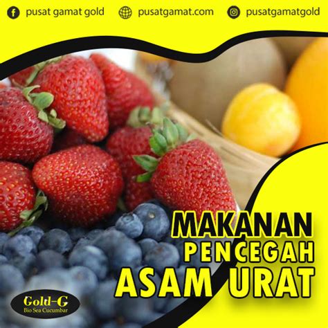 Makanan Pencegah Asam Urat Pusat Jelly Gamat Gold G