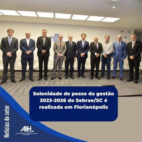 Solenidade de posse da gestão 2023 2026 do Sebrae SC é realizada em