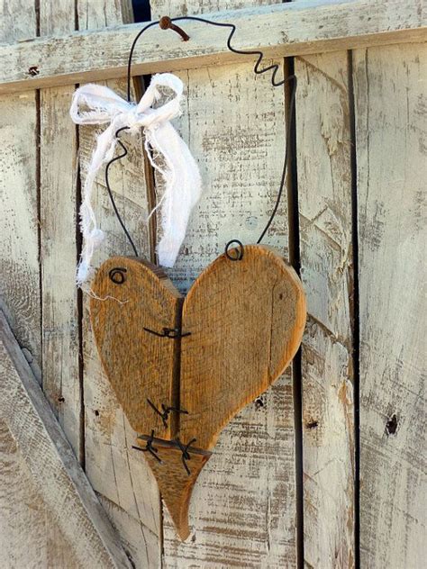 Rustic Valentines Day Reclaimed Wood Heart By Sopurdycreations 1200