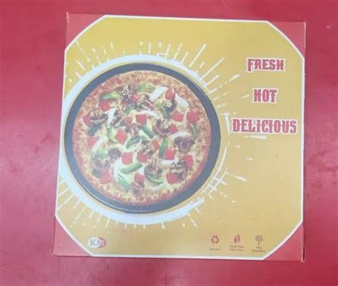 Single Wall 3 Ply Printed Pizza Packaging Box Capacity Regular At Rs