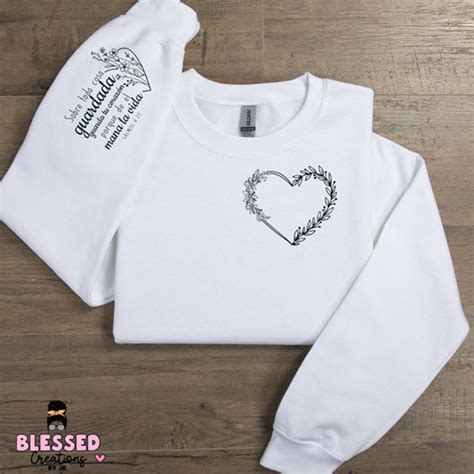 Sweatshirt With The Powerful Biblical Message Of Psalms 4 23 On The