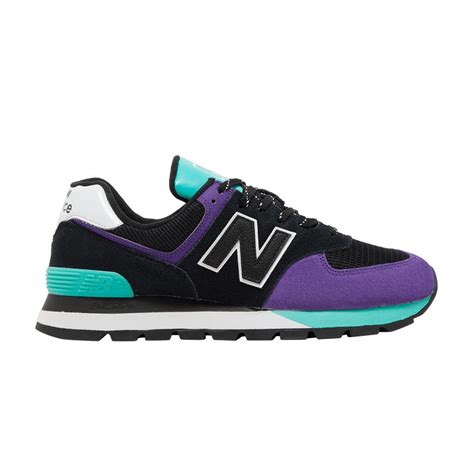 New Balance 574 Rugged Black Prism Purple In Blue For Men Lyst