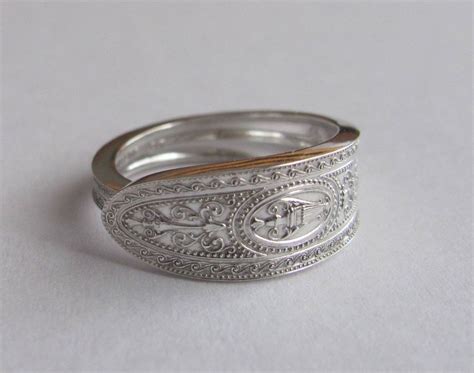 Sterling Silver Spoon Ring International Wedgwood Size 7 C1924