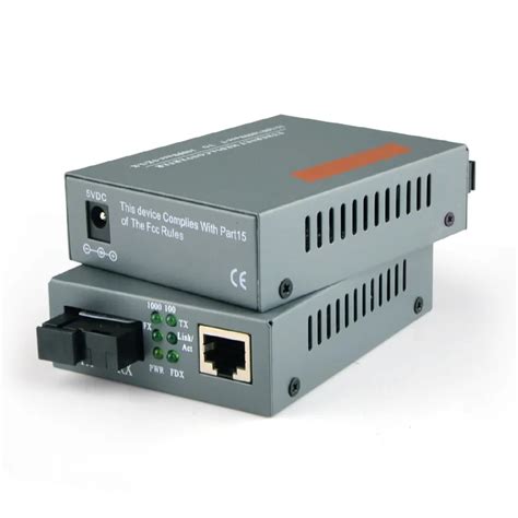 Pcs Pair Htb Gs Gigabit Optical Fiber Media Converter Fiber