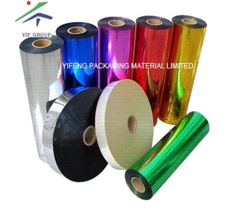 Colored Metallized Pet Film For Lamination Printing China