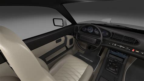 Porsche 944 S2 with Interior Rev - 3D Model by dragosburian