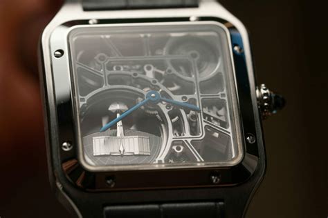 Hands On The Cartier Santos Dumont Skeleton Micro Rotor Once Again