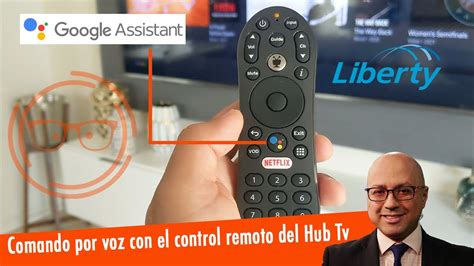 Comando Por Voz Con El Control Remoto Del Hub Tv Youtube