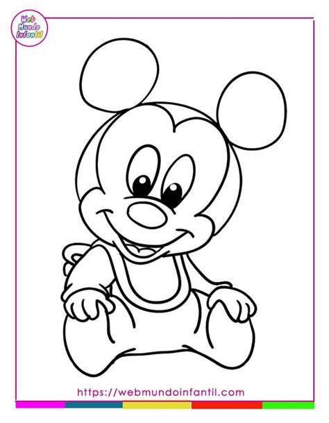 Dibujos Mickey Mouse Para Colorear E Imprimir En Pdf