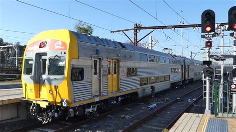 An Car Sydney Trains V Set Approaching Central Station Youtube