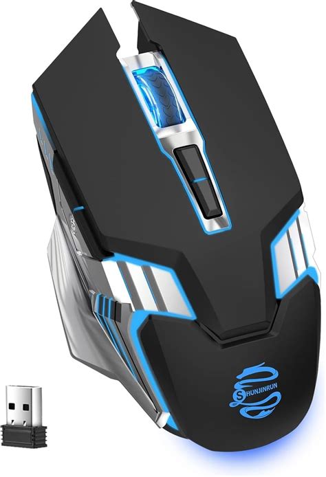 Mouse Inalámbrico Bluetooth Ratón Gaming Recargable Ratón Ergonómico