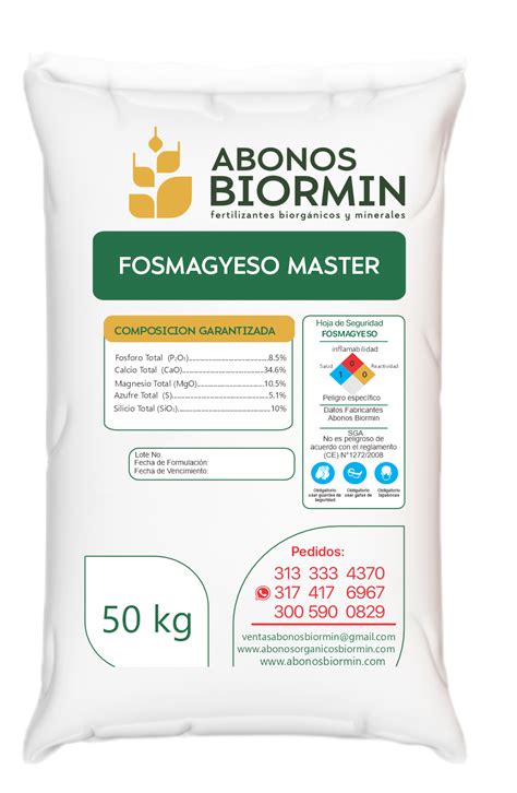 Fosmagyeso Master Abonos Biormin