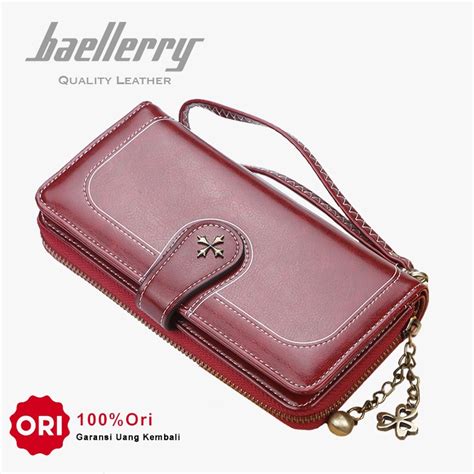 Jual Baellerry N Dompet Wanita Panjang Bahan Kulit Pu Leather