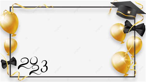 Graduation Season 2023 Texture Border Celebration Balloon Cute