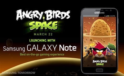 GALAXY Note Showcases Angry Bird Space at SXSW – Samsung Global Newsroom