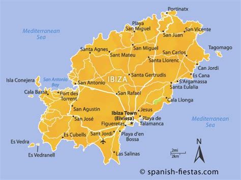 Map of Ibiza | Ibiza map, Ibiza spain, Ibiza