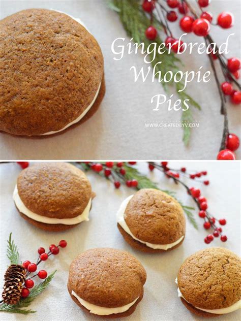 Gingerbread Whoopie Pies Created By V Recipe Cookies Recipes