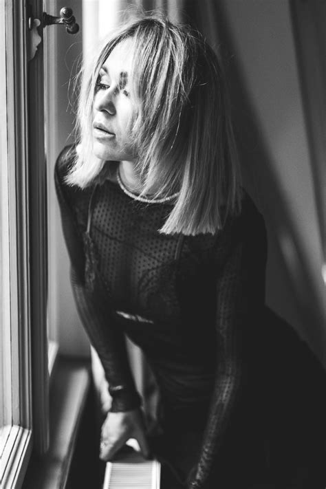 Edgy Blonde Katerina Hrachovcová Posing By The Window And Looking Steamy The Fappening