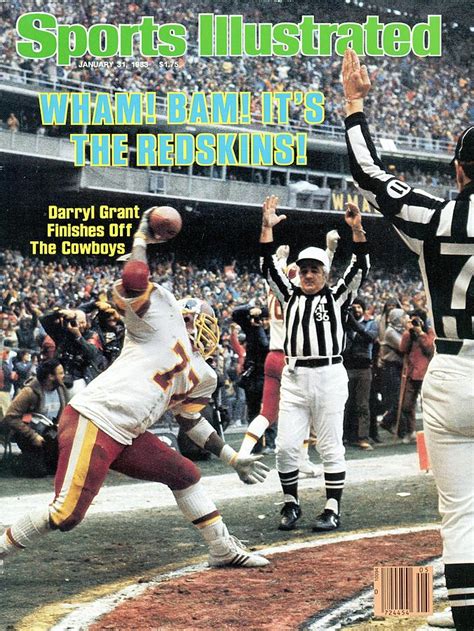 Washington Redskins Darryl Grant 1983 Nfc Championship Sports