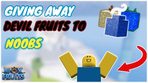 Finding And Giving Away Devil Fruits To Noobs Roblox Blox Fruits Youtube