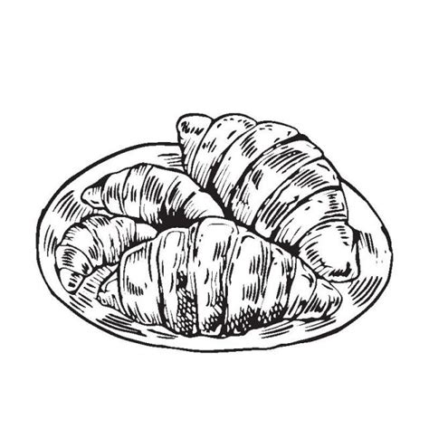 Croissant Drawing | Free download on ClipArtMag