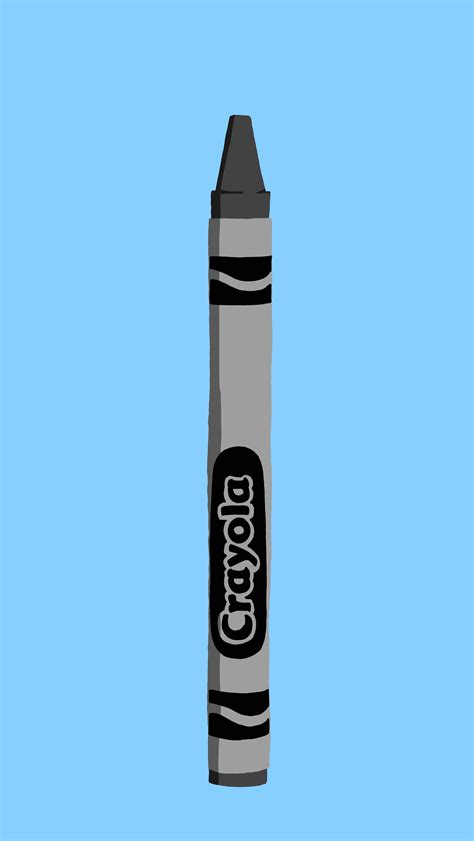 Gray Crayola Crayon