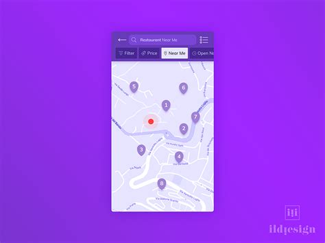 Maps UI Design by Ildiko Gaspar on Dribbble