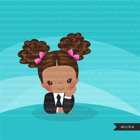 Black Boss Baby Clipart Toddler With Business Suit Graphics - Etsy