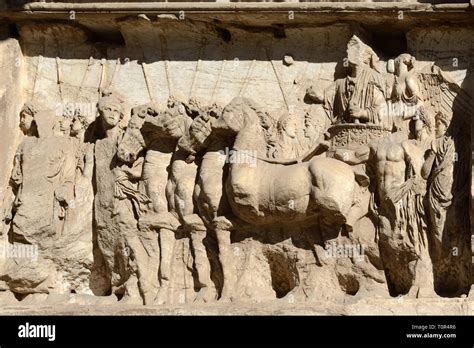 Bas Relief Of Victory Procesion Of Emperor Titus After The Siege Of