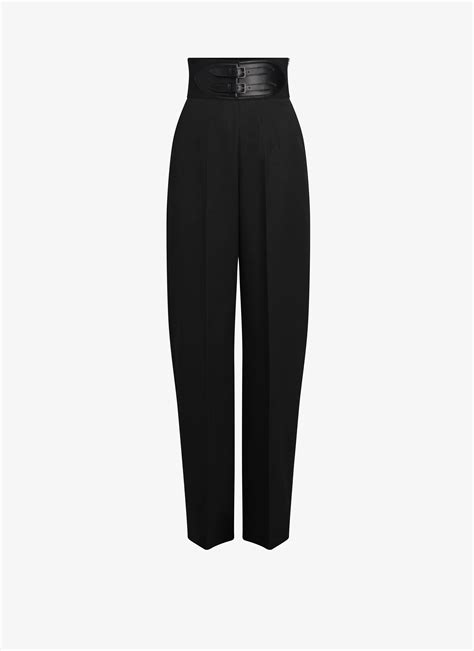 Warmth Taxi Module High Waisted Black Trousers Womens Biography Min