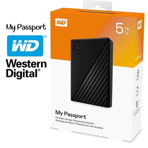 Disco Duro Externo 5tb Western Digital My Passport Wd Gadgetstore Ec