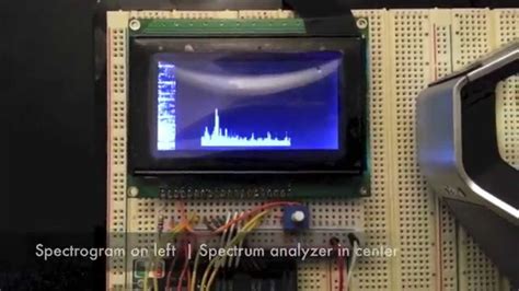 Arduino Spectrum Analyzer Spectrogram Youtube