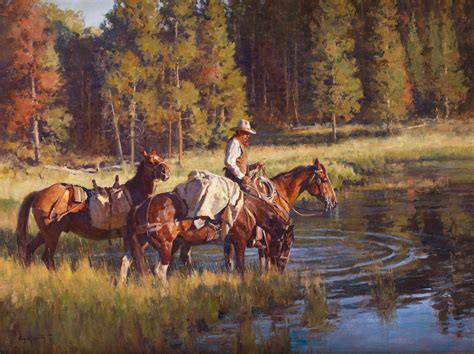 Packing To The Line Camp Jim C Norton Fine Art